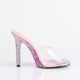 Roze mules 11,5 cm GALA-01DMM strass mules met naaldhak