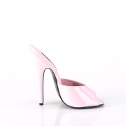 Roze mules 15 cm DOMINA-101 fetish mules met naaldhak