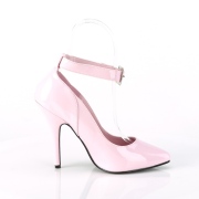 Roze pumps 13 cm SEDUCE-431 ankle strap high heels pumps