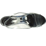 Silver 10,5 cm LOVELY-450 Women Wedge Sandals