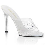 Strass steentjes 11,5 cm FABULICIOUS GALA-01SD dames slippers met hak