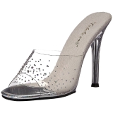 Strass steentjes 11,5 cm FABULICIOUS GALA-01SD dames slippers met hak