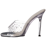 Strass steentjes 11,5 cm FABULICIOUS GALA-01SD dames slippers met hak