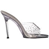 Strass steentjes 11,5 cm FABULICIOUS GALA-01SD dames slippers met hak