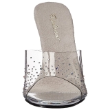 Strass steentjes 11,5 cm FABULICIOUS GALA-01SD dames slippers met hak