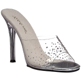 Strass steentjes 11,5 cm FABULICIOUS GALA-01SD dames slippers met hak