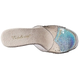 Strass steentjes 11,5 cm FABULICIOUS GALA-01SD dames slippers met hak