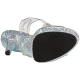 Strass steentjes 13 cm LIP-108DM damesschoenen met hoge hak