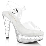 Strass steentjes 13 cm MARTINI-508SDT fabulicious poseerschoenen - fitness wedstrijd hakken