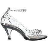 Strass steentjes 8 cm BELLE-330RS high heels schoenen voor travestie