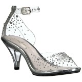 Strass steentjes 8 cm BELLE-330RS high heels schoenen voor travestie