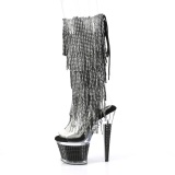 Strass steentjes boots 18 cm SPECTATOR2017RSF pleaser boots hoge hakken plateau