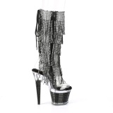 Strass steentjes boots 18 cm SPECTATOR2017RSF pleaser boots hoge hakken plateau