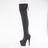 Stretch Nylon Neon 15 cm DELIGHT-3002-1 Sexy Overknee laarzen
