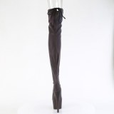 Stretch Nylon Neon 15 cm DELIGHT-3002-1 Sexy Overknee laarzen