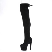 Stretch suede 18 cm ADORE-3008 Pleaser Overknee Boots