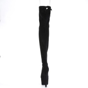 Stretch suede 18 cm ADORE-3008 Pleaser Overknee Boots