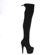 Stretch suede 18 cm ADORE-3008 Sexy Overknee laarzen