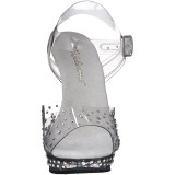 Transparant 13 cm LIP-108RS fabulicious poseerschoenen - fitness wedstrijd hakken