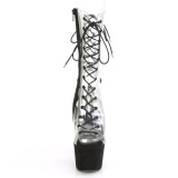 Transparant 18 cm ADORE-700-60FS pole dance laarzen met hakken