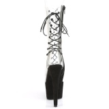 Transparant 18 cm ADORE-700-60FS pole dance laarzen met hakken