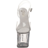 Transparant 19 cm TABOO-708 Plateau Hoge Hakken
