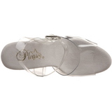 Transparant 19 cm TABOO-708 Plateau Hoge Hakken