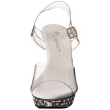 Transparant Strass 13 cm COCKTAIL-508SDT Sandalen met Hoge Hak