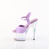 Transparant plateau 18 cm ADORE-709HT Lavendel sandalen hoge hakken