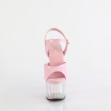 Transparant plateau 18 cm ADORE-709HT Roze sandalen hoge hakken