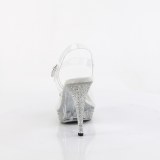 Transparent 11,5 cm ELEGANT-408-2 Bikini posing high heel shoes fabulicious