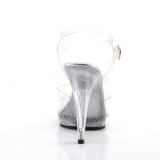 Transparent 11,5 cm FLAIR-408MG High Heels for Men