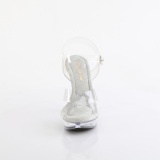 Transparent 13 cm COCKTAIL-507 platform sandals heels shoes