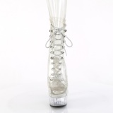 Transparent 15 cm DELIGHT-1021C Exotic stripper ankle boots