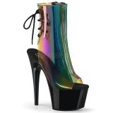 Transparent 18 cm ADORE-1018C-RB Pole dancing ankle boots