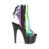 Transparent 18 cm ADORE-1018C-RB Pole dancing ankle boots