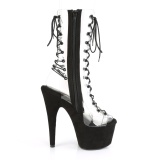 Transparent 18 cm ADORE-700-60FS Exotic pole dance boots