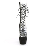 Transparent 18 cm ADORE-700-60FS Exotic pole dance boots