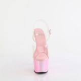 Transparent 18 cm ADORE-708HT Rose platform sandals heels shoes