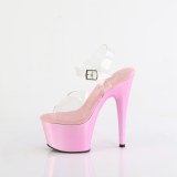 Transparent 18 cm ADORE-708HT Rose platform sandals heels shoes