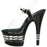 Transparent 18 cm ADORE-708LN High Heels Acrylic Platform