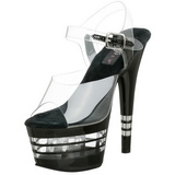 Transparent 18 cm ADORE-708LN High Heels Acrylic Platform