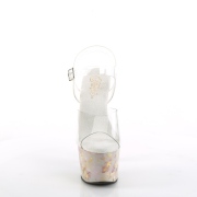 Transparent 18 cm ADORE-708MB Pole dancing high heels shoes