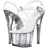 Transparent 18 cm Pleaser ADORE-708LS High Heels Platform