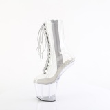 Transparent 20 cm CRAZE-1040C platform pleaser pony high heels shoes