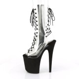 Transparent 20 cm FLAMINGO-800-60FS Pole dancing ankle boots