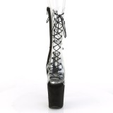 Transparent 20 cm FLAMINGO-800-60FS Pole dancing ankle boots