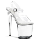 Transparent 20 cm FLAMINGO-808 High Heels Acrylic Platform