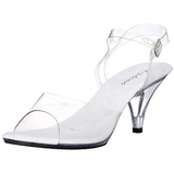 Transparent 8 cm BELLE-308 High Heels for Men