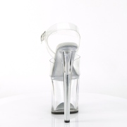 Transparent sandals platform 20 cm NAUGHTY-808 pleaser high heels sandals